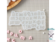 Силиконовая форма «Алфавит для бенто-тортов», буква 1 см, цвет прозрачный