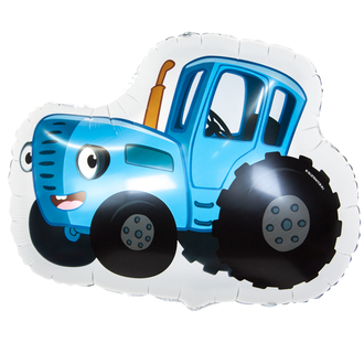 Шар 26&#039;&#039;/66 см Фигура, Синий трактор