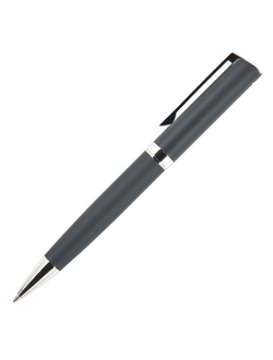 Ручка шариковая BRUNO VISCONTI Milano, металлический корпус серый, узел 1 мм, синяя, подарочный футляр, 20-0227/01