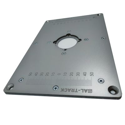 Пластина под Makita RT0700cx для установки фрезера в стол 170*250 мм. с гравировкой линеек