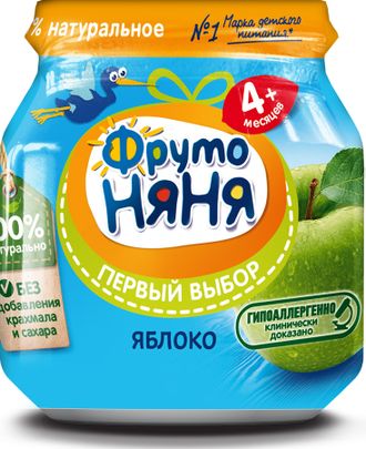 ФРУТОНЯНЯ 100г пюре яблоко