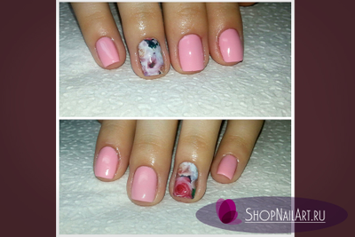 Слайдер-дизайн 083 - Нежный букет разноцветных цветов.