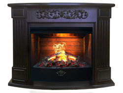 Электрокамин Венеция BL с очагом 3D FireStar 33