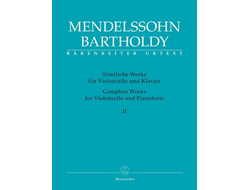 Mendelssohn-Bartholdy. Sämtliche Werke für Violoncello und Klavier Band 2
