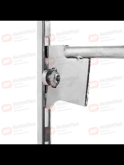 7SL7036A Крючок d-7мм волнообразный хром 9 шариков для профиля системы Vertical L=350 мм