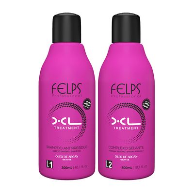 Набор для выпрямления волос Felps XL Treatment 300/300 мл.