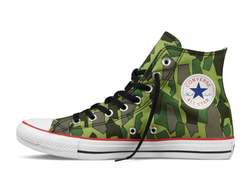 Кеды Converse Chuck Taylor Gorillaz высокие зеленые