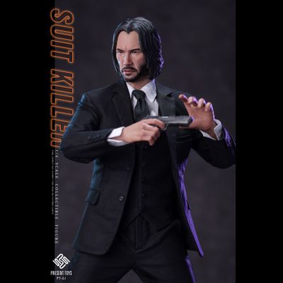 Джон Уик (Киану Ривз, &quot;Джон Уик&quot;) - Коллекционная ФИГУРКА 1/6 scale Suit killer (PT-sp61) - PRESENT TOYS