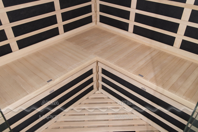 Инфракрасная сауна (кабина) SaunaMagic Glass Corner Medium