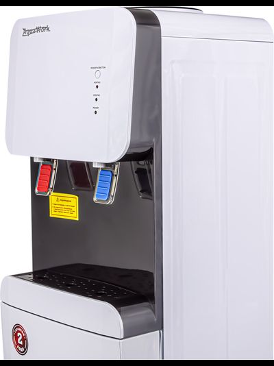 Кулер для воды Aqua Work 105-LDR бело-черный, с нагревом и электронным охлаждением