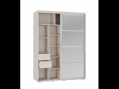 Шкаф-купе Крафт-6 ШКК-06 1,6 м ясень белый 1.6м (BTS)