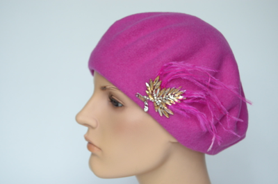 Берет Vizio Италия 1011 BL  фуксия