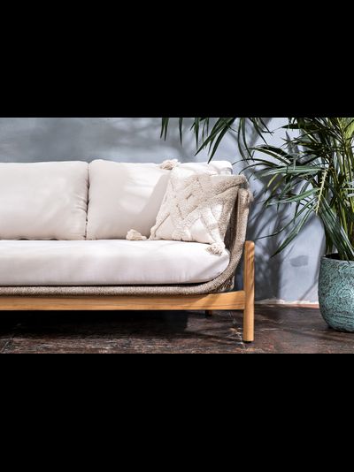 Диван из тика трехместный Talara