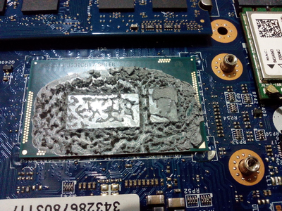 Полная чистка системы охлаждения ноутбука, с заменой термоинтерфейса (термопасты), устранение перегрева ноутбука.