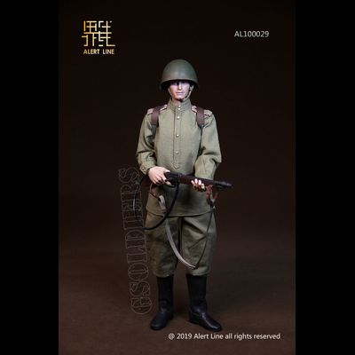 Боец штурмовой инженерно-саперной бригады (ШИСБР) - Коллекционная ФИГУРКА 1/6 scale action figure WWII World War II Soviet Union - assault engineering (AL100029) - Alert Line