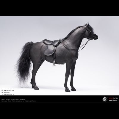 Служебный конь МВД РФ - Коллекционная ФИГУРКА 1/6 Russian Police Force Horse (EX057) - POPTOYS