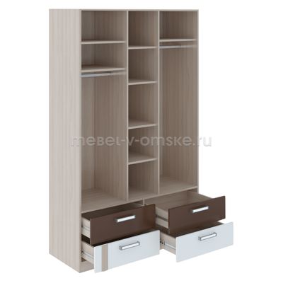 Шкаф волкер М02 3-х секционный