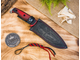Нож Shark Convex AUS-8 (Cryo) Black-Red G10