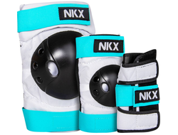 Купить комплект защиты NKX Kids 3-pack Pro (White/Teal) в Иркутске