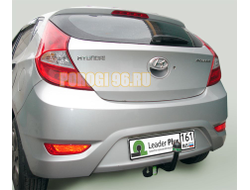 Фаркоп Лидер-Плюс для Hyundai Solaris/Kia Rio 2010-2017
