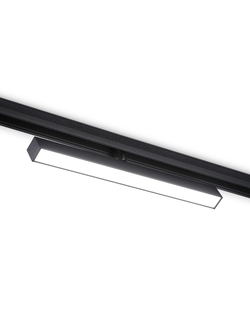Светильник светодиодный трековый для шинопровода Magnetic GL 4201 BK черный IP20 12W 4200K 48V 305*22*45
