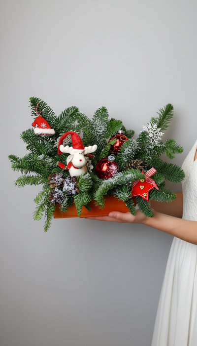 Новогодняя композиция № 1124