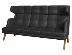 Беверли. Диван 3-местный высокий