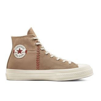 Кеды Converse Chuck 70 Crafted Mixed Material бежевые высокие