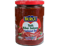 Перечная паста из сладкого перца Burcu, 600 гр