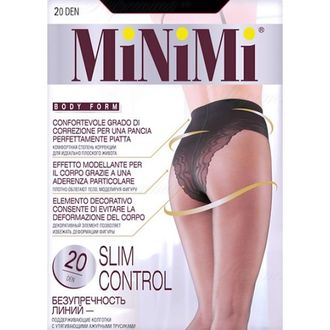 Колготки женские утяжка трусики MiNiMi Slim Control 20 / 70 den