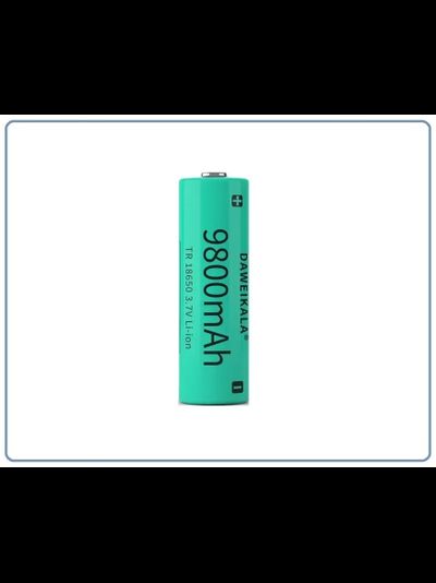 Аккумулятор литий-ионный (Li-Ion) Daweikala, тип 18650, ёмкость 9800 мАч для автономных видеокамер, видеонянь, ИБП. (напряжение 3.7В)