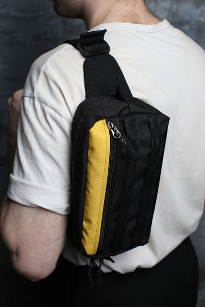 Сумка на пояс Parcker Waist Bag M2.1 Black/Yellow