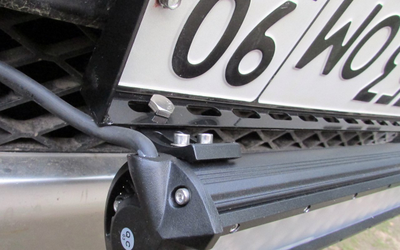 Рамка номера универсальная ZST - Р10 (базовая) под допсвет