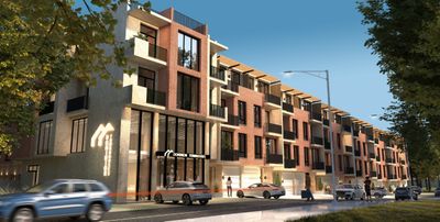 Жилой комплекс таунхасов в черте города, всего 25 домов.