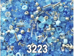 Toho Mix - 25г - СИНИЙ/СЕРЕБРЯНЫЙ (3223)