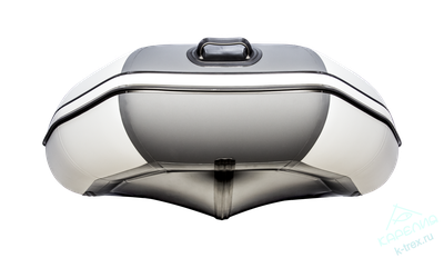 Лодка ПВХ Мастер Лодок Таймень NX2850CKK Слань-книжка киль "Комби" Св.Серый / Графит