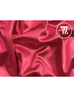 Сатин-вельвет, цв. Красный №1