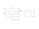 Сопло МК8 для 3D принтера, 0,3 мм, сталь