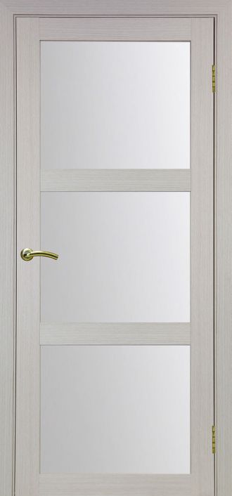 Межкомнатная дверь "Турин-530.222" дуб беленый (стекло сатинато)