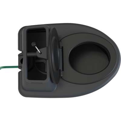 Туалет торфяной Rostok Комфорт черный