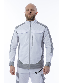 Куртка BRODEKS KS 202 цв. белый/серый