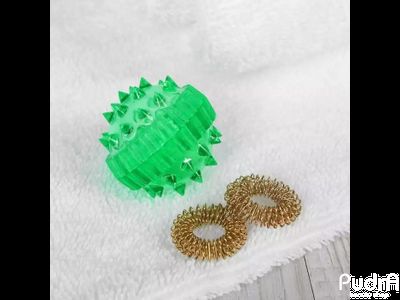 Набор массажеров "Су джок", 2 кольца, цвет микс