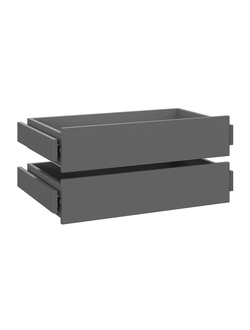 ШК 5 Комплект из 2-х ящиков для шкафа 800 / 1200 / 1600 графит серый