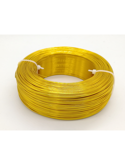 Проволока алюминиевая, 1,5 мм 5 м цвет светлое золото