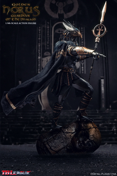 Гор в золотом - Коллекционная ФИГУРКА 1/6 scale Action Figure King and Vengeful God Horus Gold Edition (PL2020-170A) - TBLeague