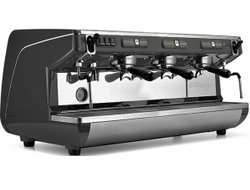 Кофемашина Nuova Simonelli Appia Life 3Gr S black высокие группы, экономайзер, полуавтомат, черная