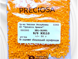 Зеленый матовый бисер цилиндрической формы