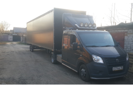 ГАЗ .СЕДЕЛЬНЫЙ ТЯГАЧ С ПОЛУПРИЦЕПОМ