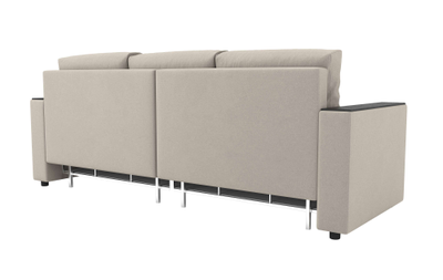 Гермес / Диван - кровать 3-х мест (велюр Parma 6 бежевый)