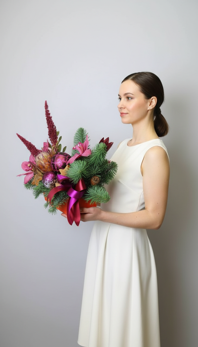 Новогодняя композиция № 1121